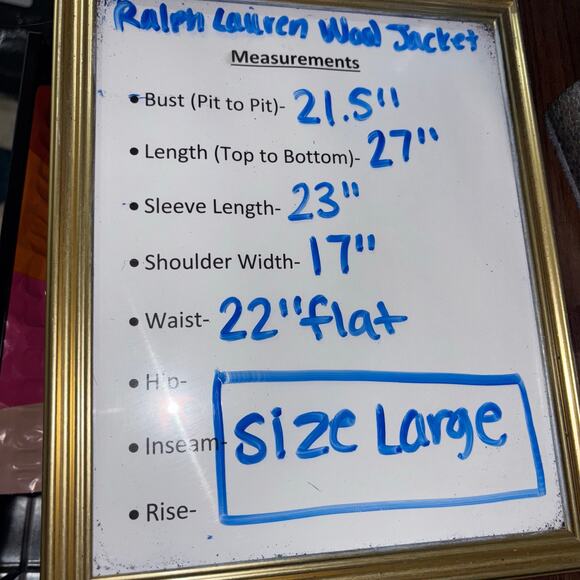 Lauren Ralph Lauren 100% Wool Plaid Zip-Up Jacket - Size Large - Picture 15 of 15